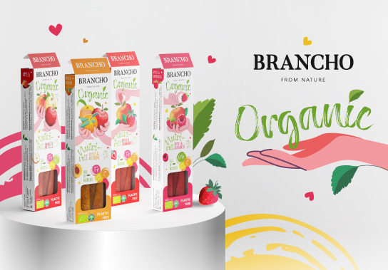 Brancho organic packaging design